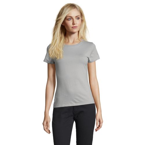 gris puro CAMISETA DE MUJER CUELLO REDONDO SOL'S REGENT WOMEN