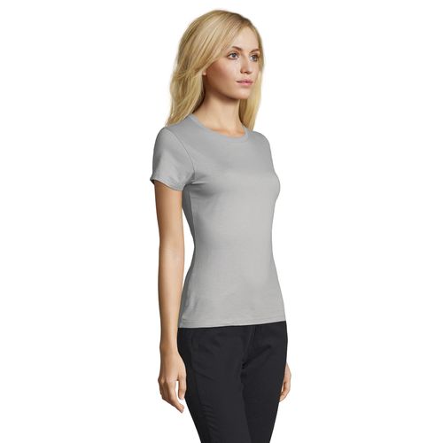 gris puro CAMISETA DE MUJER CUELLO REDONDO SOL'S REGENT WOMEN