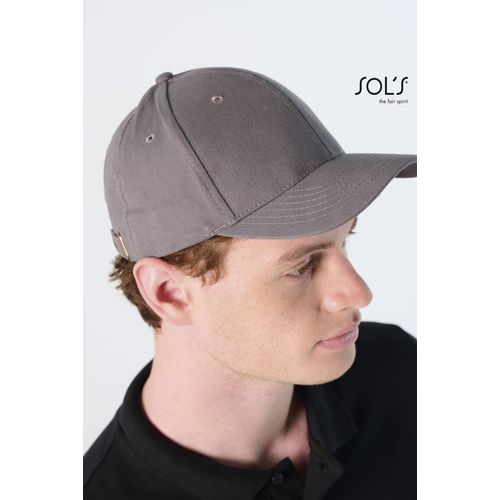 CASQUETTE 6 PANNEAUX SOL'S TEKAPO - 2
