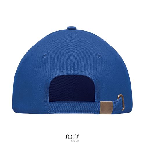 azul vivo GORRA DE SEIS PANELES SOL'S TEKAPO