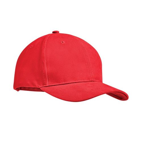 rojo vivo GORRA DE SEIS PANELES SOL'S TEKAPO