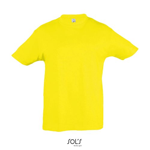 amarillo limón CAMISETA NIÑO CUELLO REDONDO SOL'S REGENT KIDS