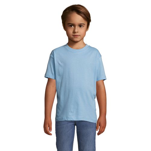 azul celeste CAMISETA NIÑO CUELLO REDONDO SOL'S REGENT KIDS