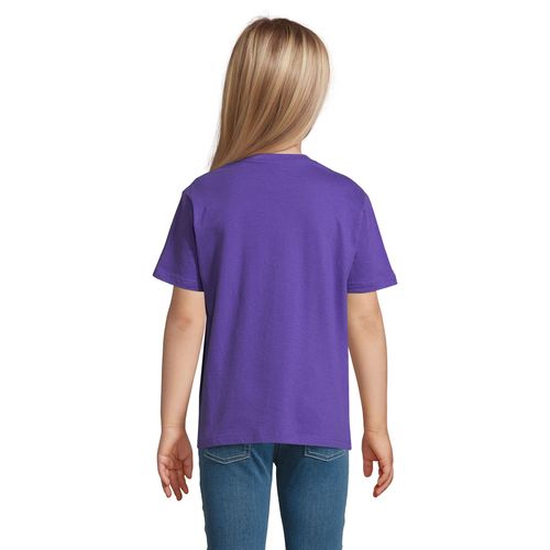 morado oscuro CAMISETA NIÑO CUELLO REDONDO SOL'S REGENT KIDS