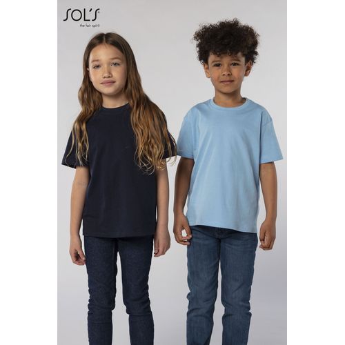 morado oscuro CAMISETA NIÑO CUELLO REDONDO SOL'S Imperial KIDS