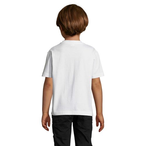 blanco puro CAMISETA NIÑO CUELLO REDONDO SOL'S Imperial KIDS
