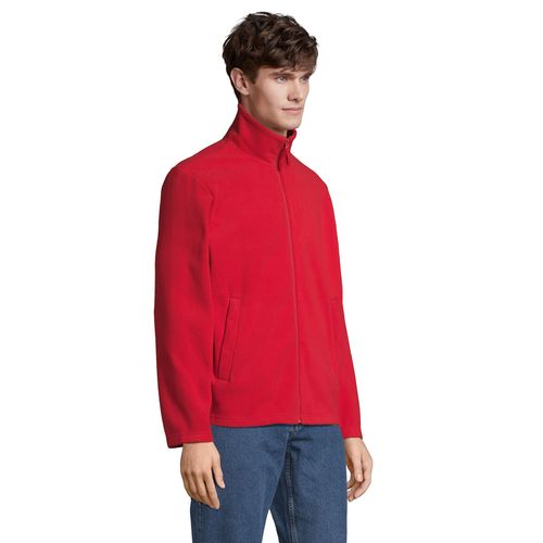 red CHAQUETA MICROPOLAR UNISEX CON CREMALLERA SOL'S NITRO