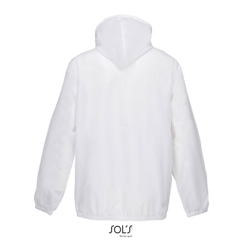 white CORTAVIENTOS UNISEX REPELENTE AL AGUA SOL'S SHIELD