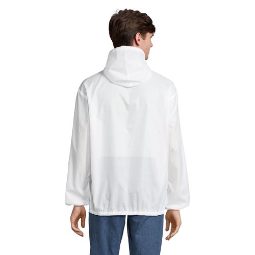 white CORTAVIENTOS UNISEX REPELENTE AL AGUA SOL'S SHIELD