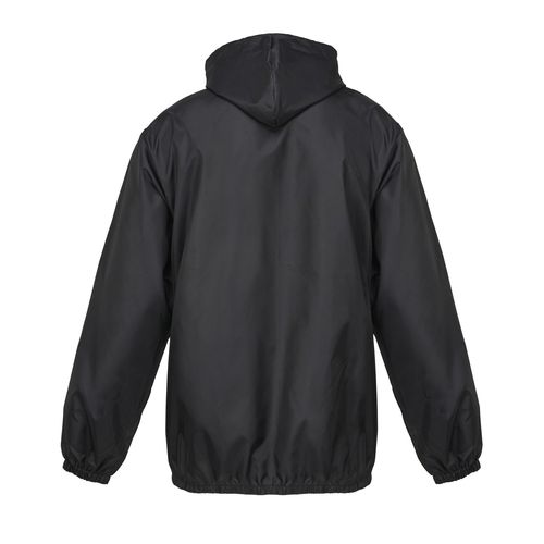 black CORTAVIENTOS UNISEX REPELENTE AL AGUA SOL'S SHIELD