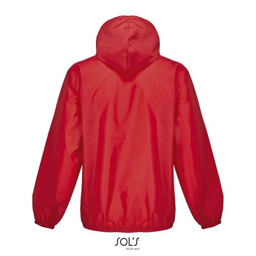 red CORTAVIENTOS UNISEX REPELENTE AL AGUA SOL'S SHIELD