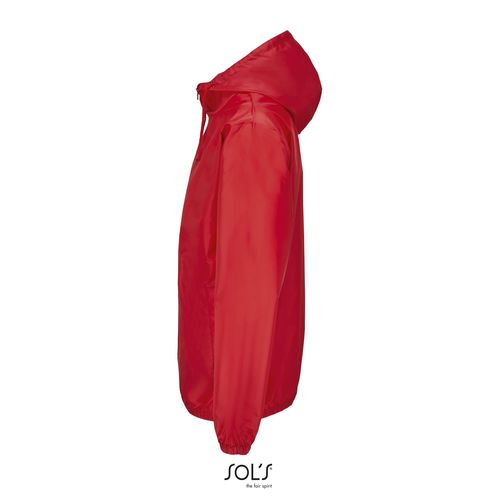 red CORTAVIENTOS UNISEX REPELENTE AL AGUA SOL'S SHIELD