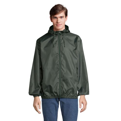verde bosque CORTAVIENTOS UNISEX REPELENTE AL AGUA SOL'S SHIELD