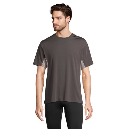 gris oscuro/gris claro CAMISETA DEPORTIVA UNISEX SOL'S STORM