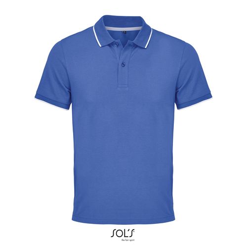 azulón/blanco POLO UNISEX SOL'S PALERMO