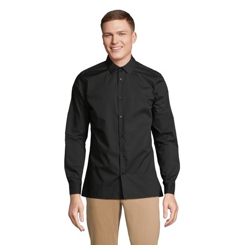 black CAMISA POPELINA MANGA LARGA PARA HOMBRE SOL'S BAILEY MEN
