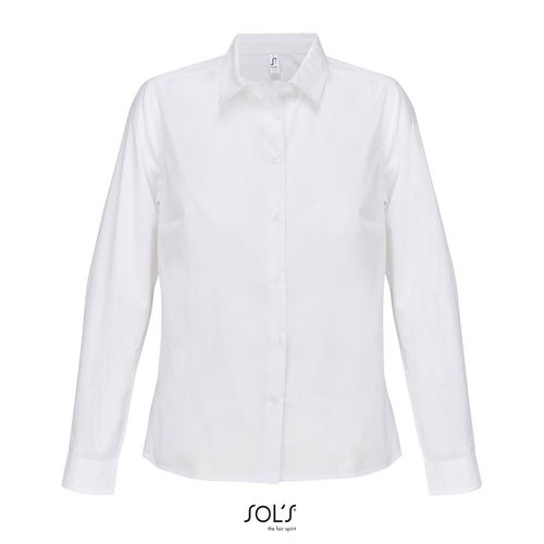 CHEMISE FEMME POPELINE MANCHES LONGUES SOL'S BAILEY WOMEN
