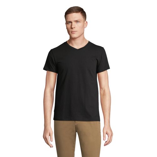 negro produndo CAMISETA DE CUELLO PICO SOL'S REGENT V