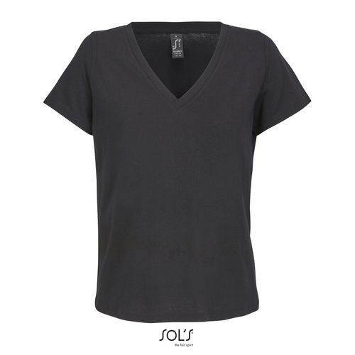 TEE-SHIRT COL V FEMME SOL'S REGENT V WOMEN