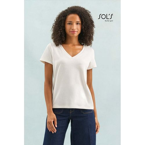 TEE-SHIRT COL V FEMME SOL'S REGENT V WOMEN