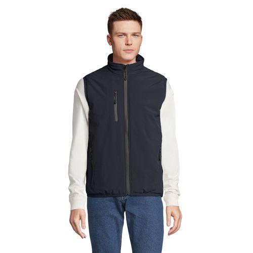 CHALECO UNISEX SOFTSHELL FORRADO SOL'S FALCON PADDED BW