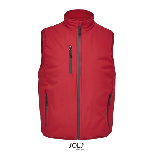 CHALECO UNISEX SOFTSHELL FORRADO SOL'S FALCON PADDED BW