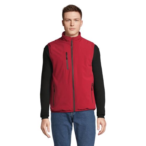 CHALECO UNISEX SOFTSHELL FORRADO SOL'S FALCON PADDED BW