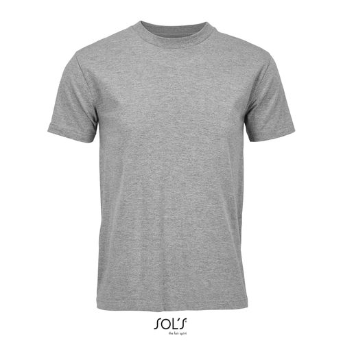 gris chiné CAMISETA UNISEX OPEN-END SOL'S CLIFF