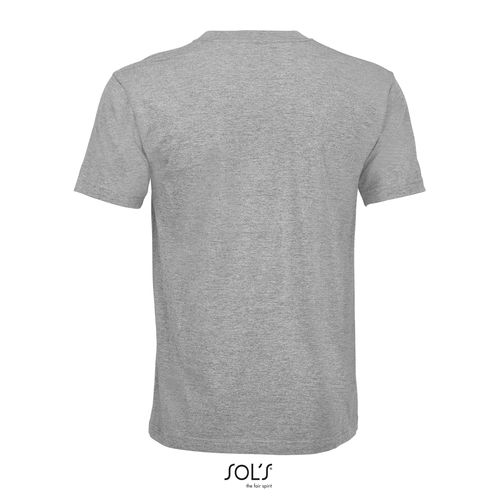 gris chiné CAMISETA UNISEX OPEN-END SOL'S CLIFF