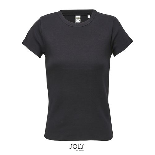 TEE-SHIRT EN CÔTES FEMME SOL'S SARA