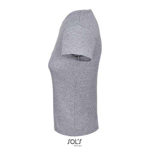 gris claro moteado CAMISETA MUJER ACANALADA SOL'S SARA