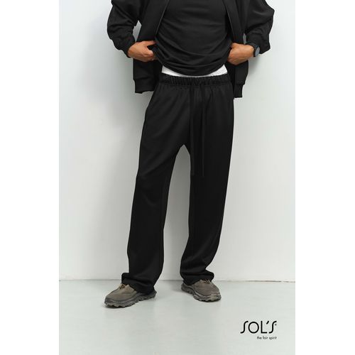 black PANTALONES DE CHÁNDAL VINTAGE SOL'S ARTO