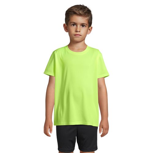 amarillo fluo CAMISETA DEPORTIVA PARA NIÑOS SOL'S SPRINT KIDS