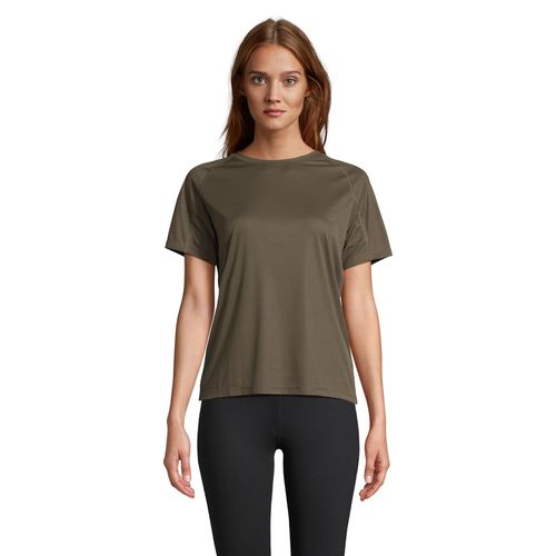 ejército verde CAMISETA MANGA RAGLÁN SOL'S VORTEX WOMEN