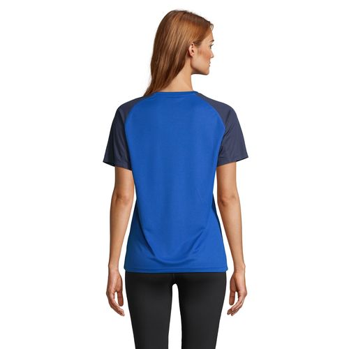 marina francesa/azulón CAMISETA MANGA RAGLÁN SOL'S VORTEX WOMEN