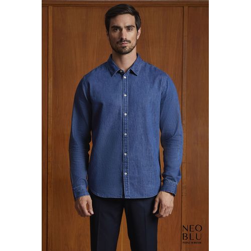 CHEMISE EN DENIM HAUT DE GAMME HOMME NEOBLU BENNETT MEN