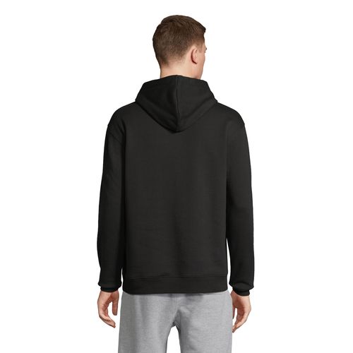 negro/gris chiné SUDADERA UNISEX CON CAPUCHA SOL'S CAMERON