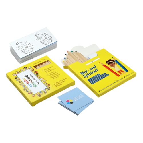 Set 6 crayons avec jeu de mémo à colorier thumbnail 4