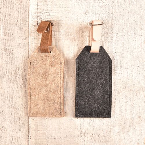 Porte-étiquette à bagage feutrine thumbnail 5