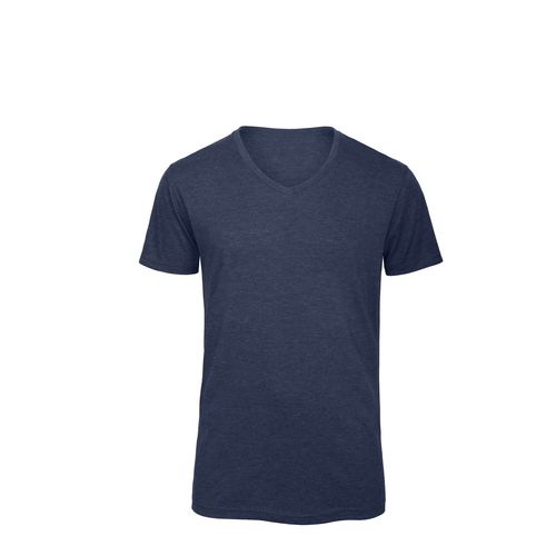 Camiseta Triblend cuello de pico hombre
