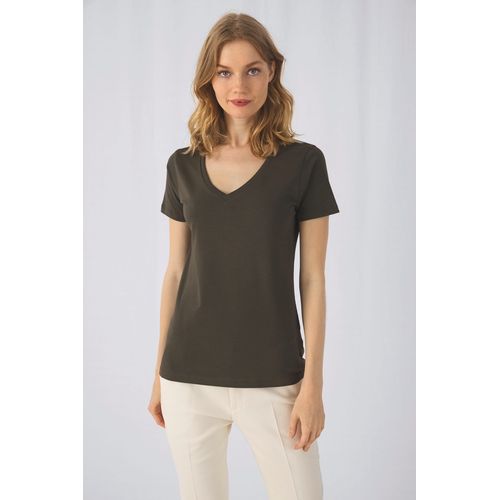 Camiseta Organic Inspire cuello de pico mujer, B&C Collection, RIFÉ RECLAMO, TOP TEX
