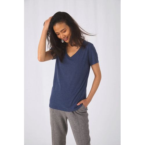 T-shirt Triblend col V Femme - 2
