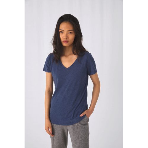 T-shirt Triblend col V Femme - 1