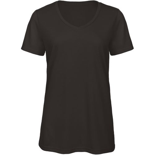 T-shirt Triblend col V Femme - 4