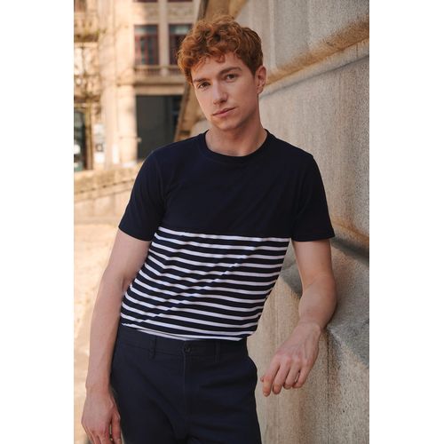 T-shirt breton à manches courtes - 4