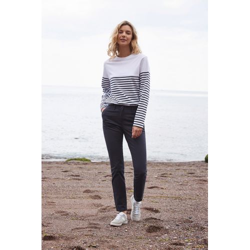 Pantalon Chino Stretch Femme - 1