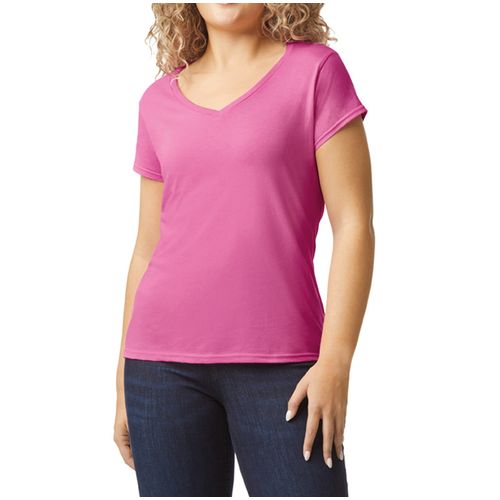 T-shirt femme col v Softstyle - 14