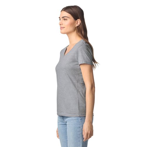 T-shirt femme col v Softstyle - 2