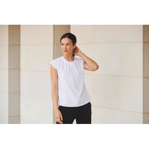 Top col plissé femme - 1