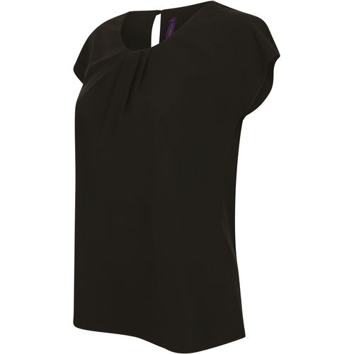 Top col plissé femme - 4
